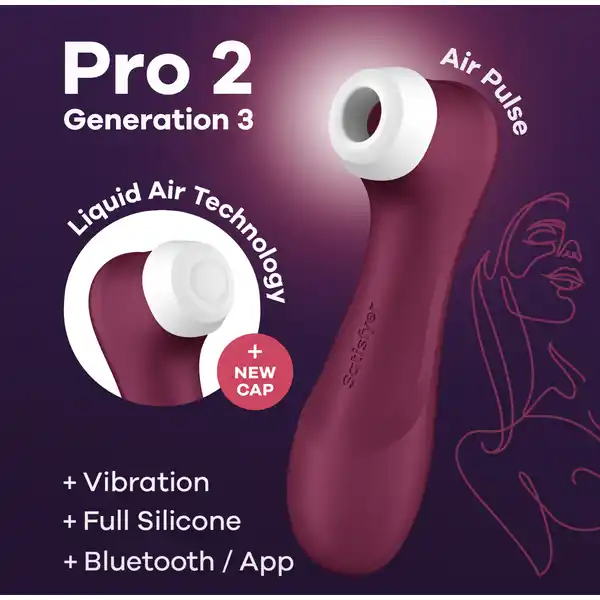 Pro 2 Generation 3 Double Air Pulse Vibrator