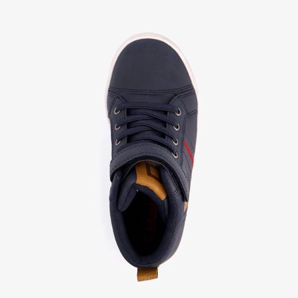 Blue Box hoge jongens sneakers bruin blauw