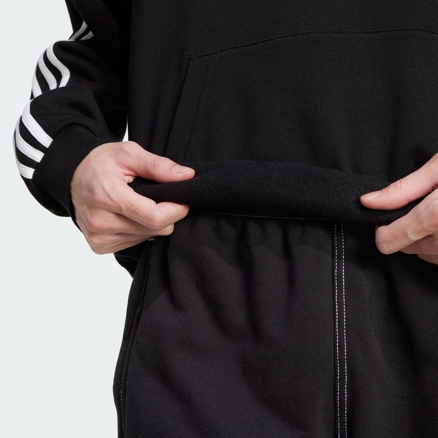 Adidas Original Sweat-shirt à capuche coupe baggy Adicolor