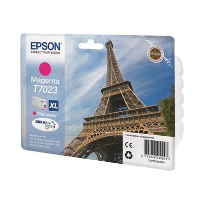 Epson T7023XL Tour Eiffel - magenta - cartouche d'encre originale