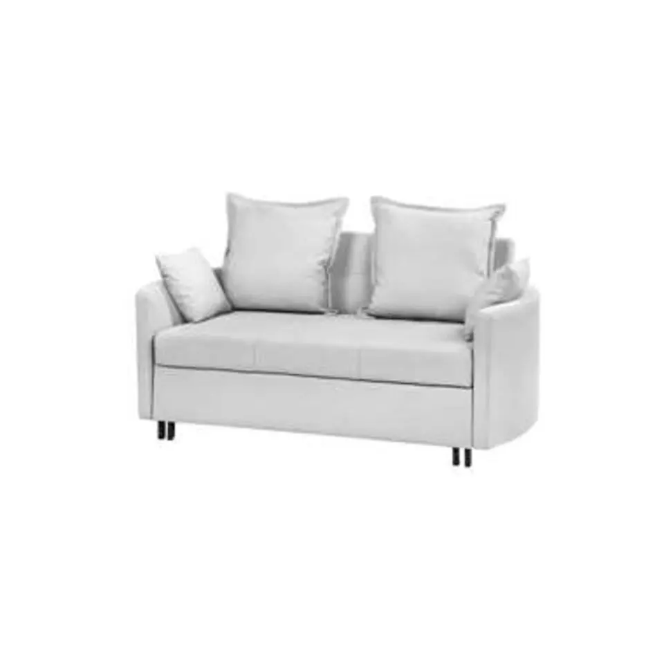 HOVIN - Slaapbank 2-zits - Lichtgrijs - Polyester