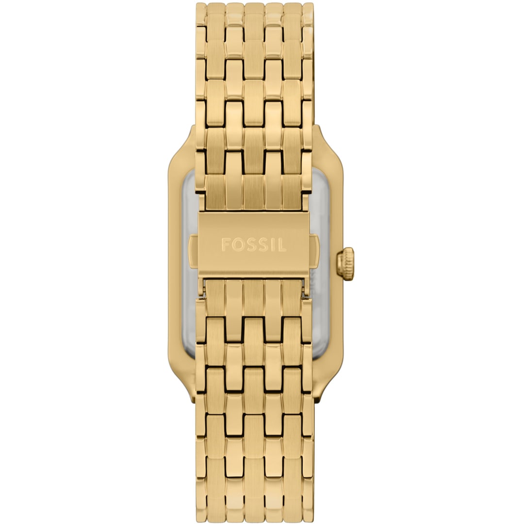 Fossil Raquel Date Goldig / Schwarz 26mm