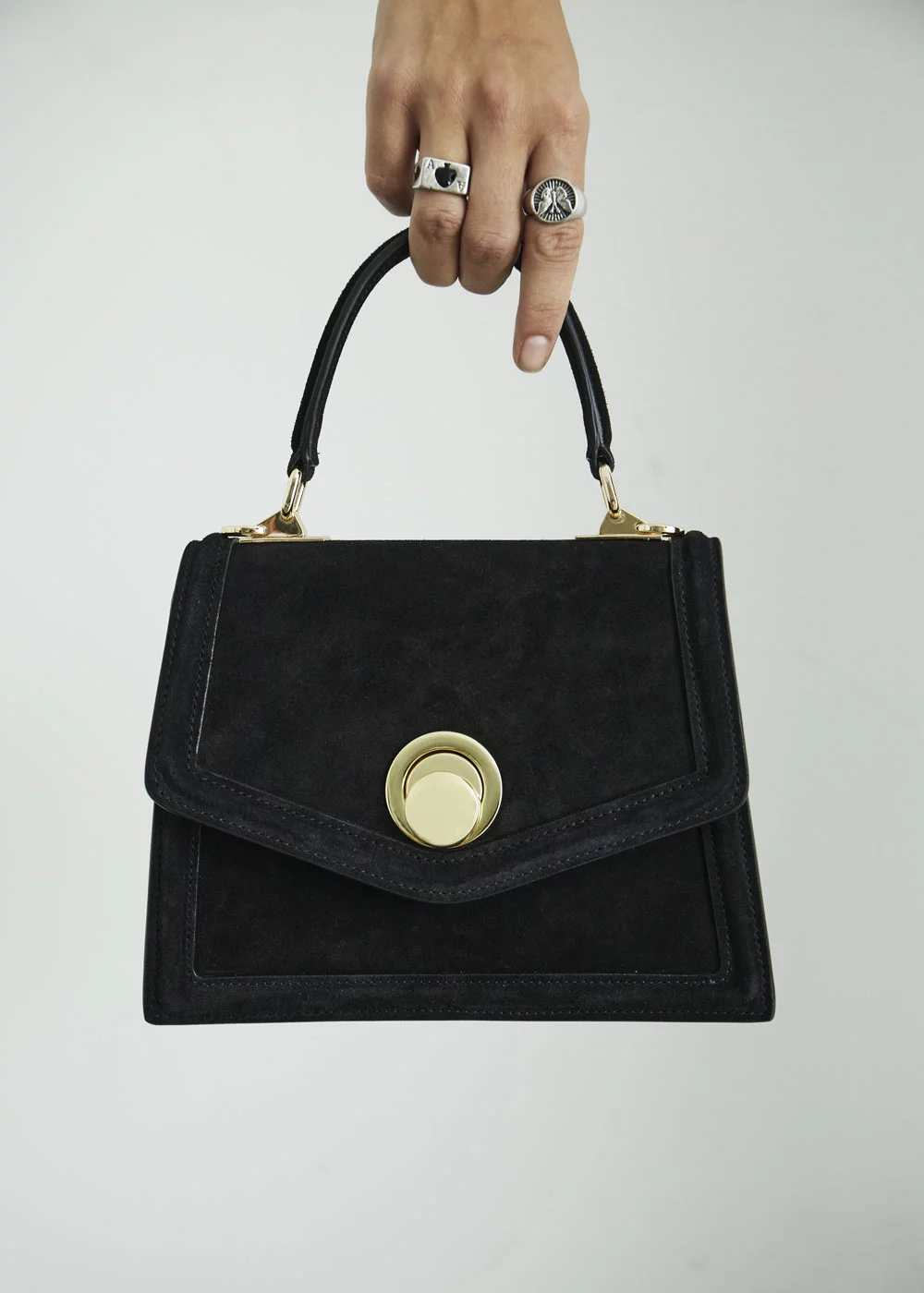 PETIT SAC FERMOIR ANASTASIA NOIR