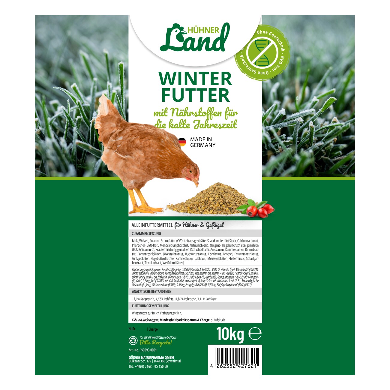 HÜHNER Land Winterfutter 10kg