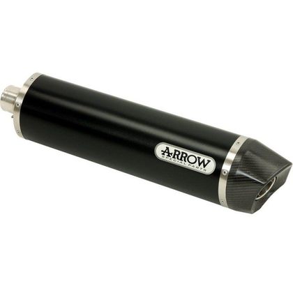 Silencieux Arrow Alu black Indy-race embout carbone