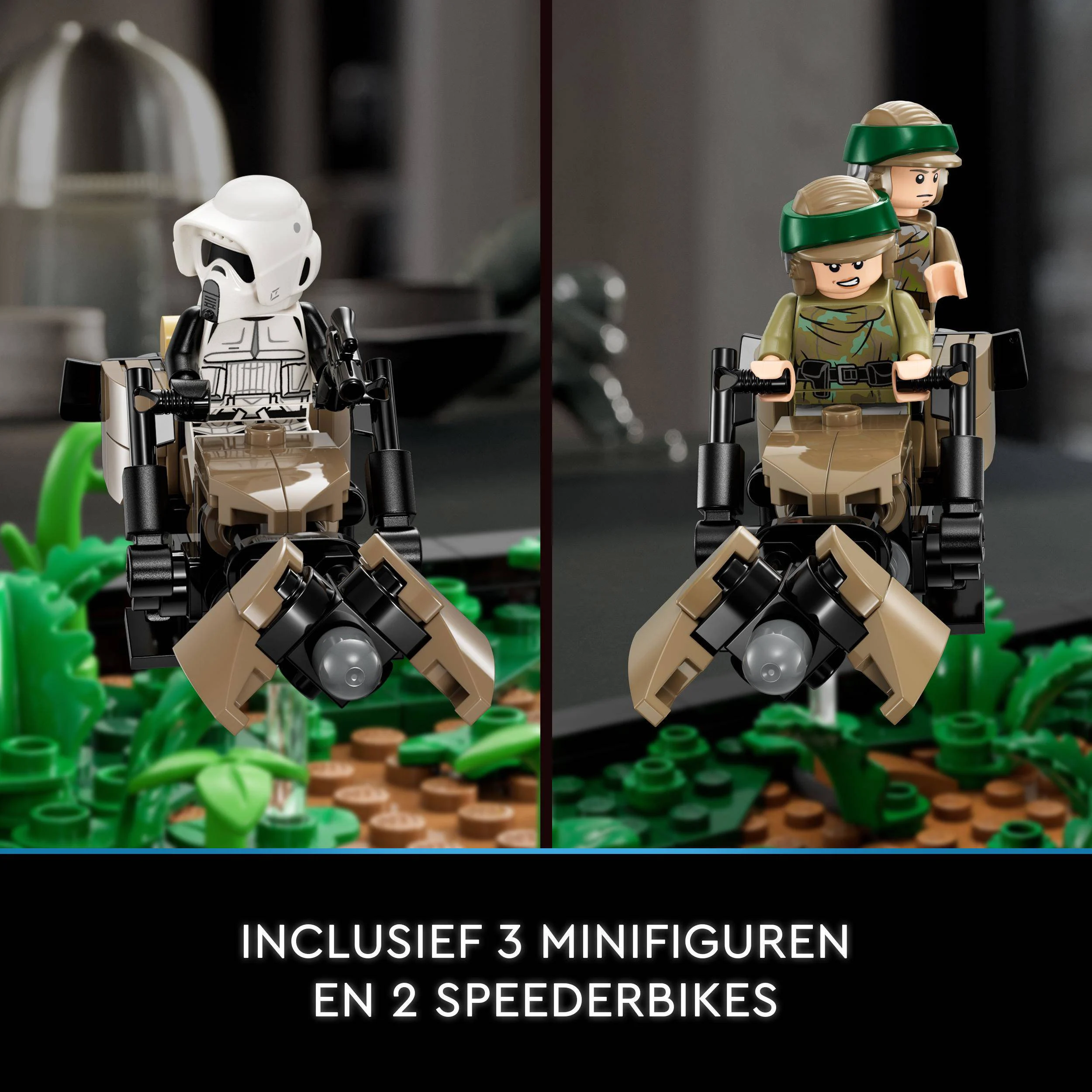 LEGO Endor™ speederachtervolging diorama 75353