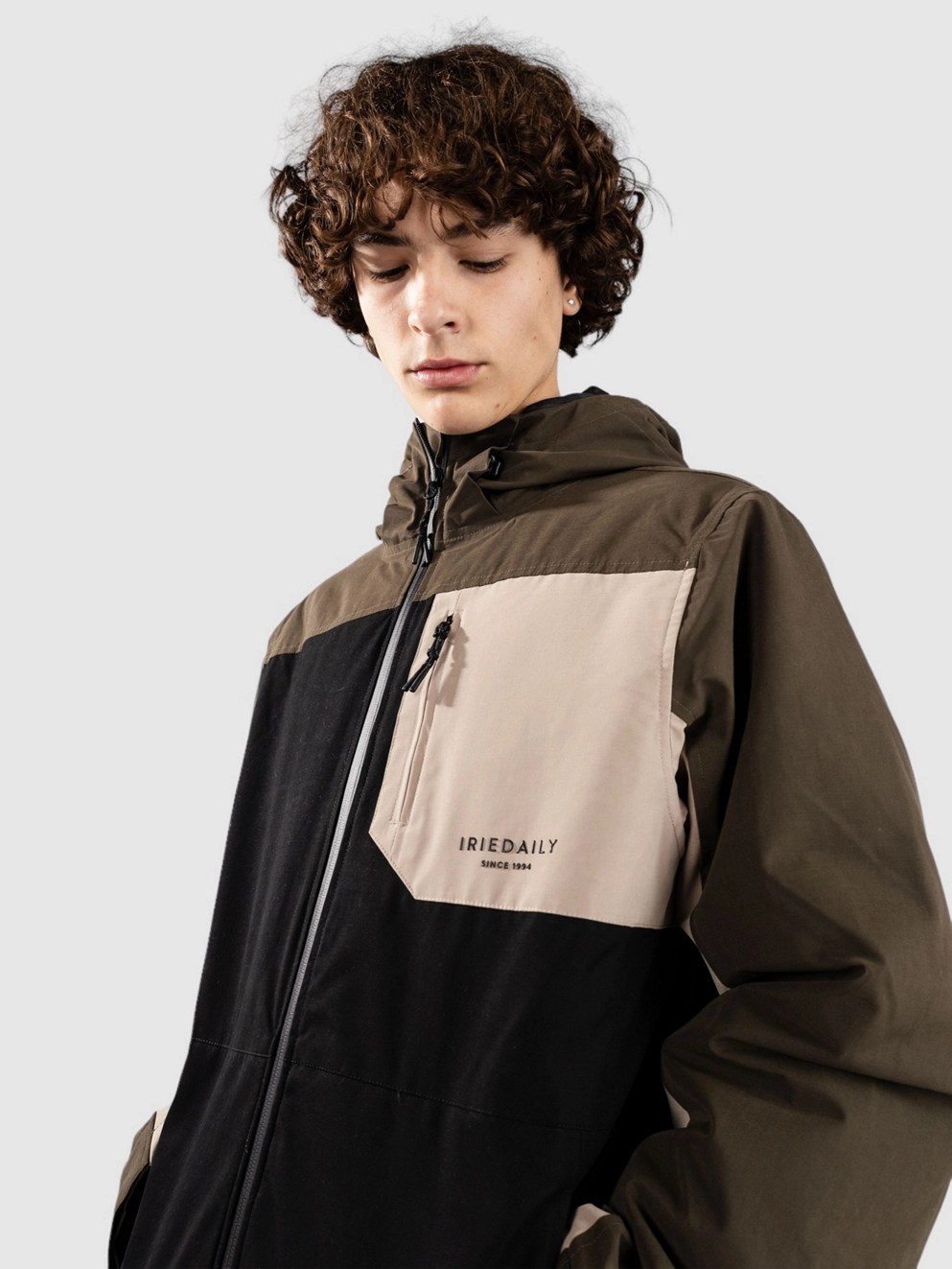 Iriedaily Nilas Anorak black olive