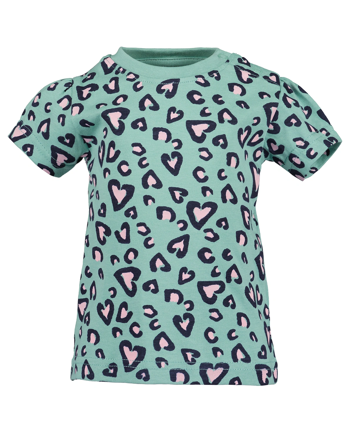 T-Shirt LEO HEART in gletscher