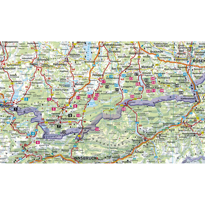Rother Bayerische Alpen Bike Guide