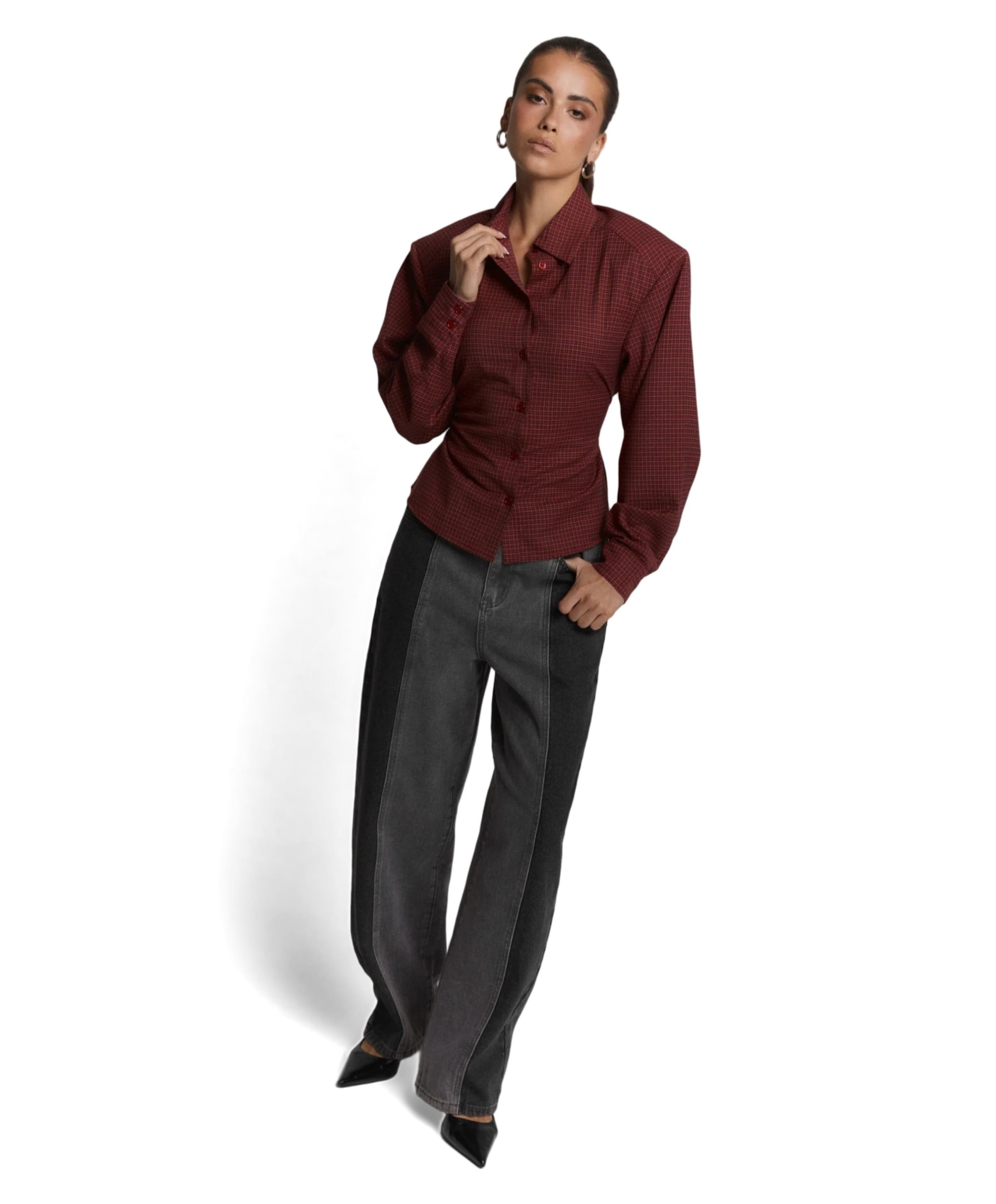 Refined Department EMMA dames jeans grijs