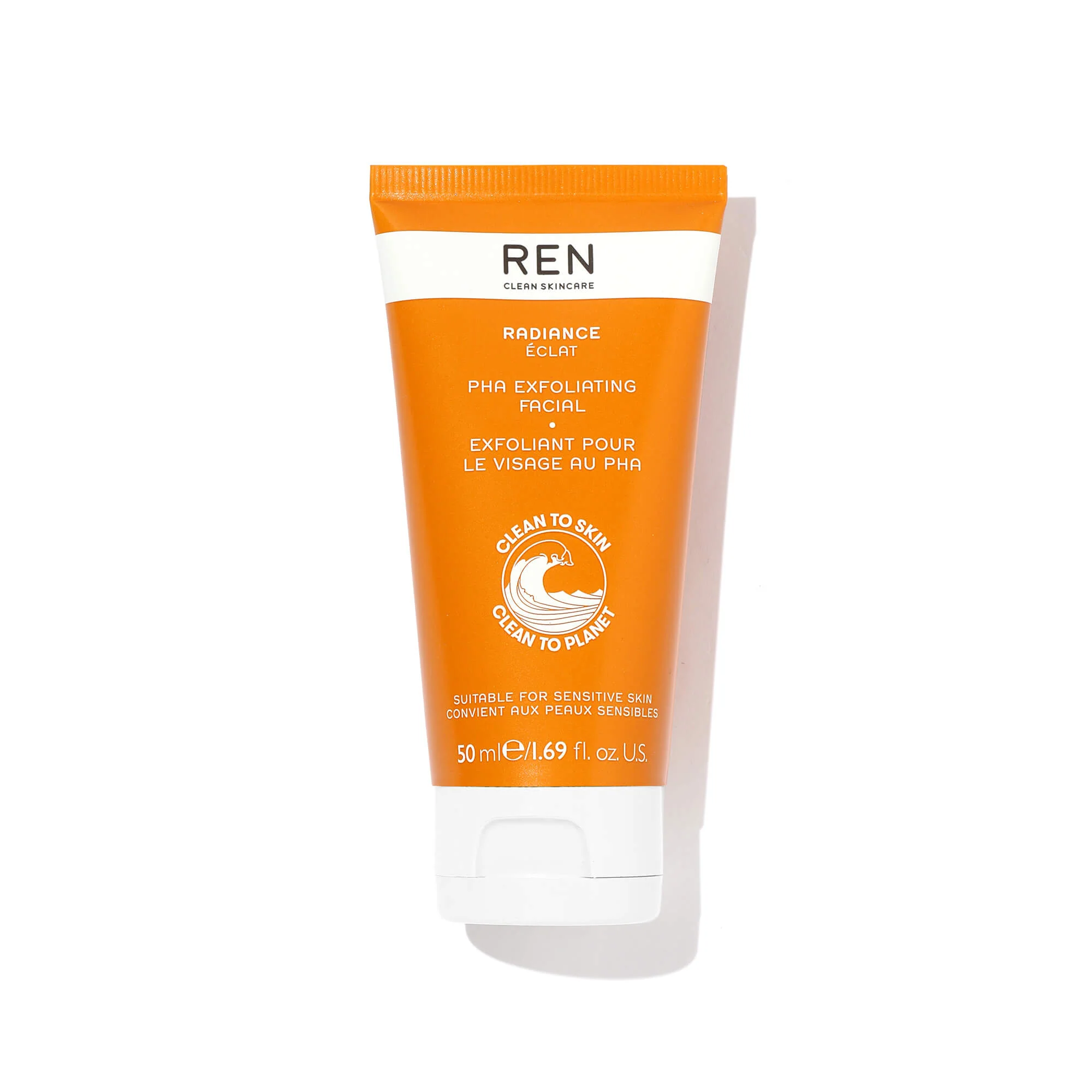 Ren Clean Skincare Radiance Polish Exfoliant Éclat au PHA