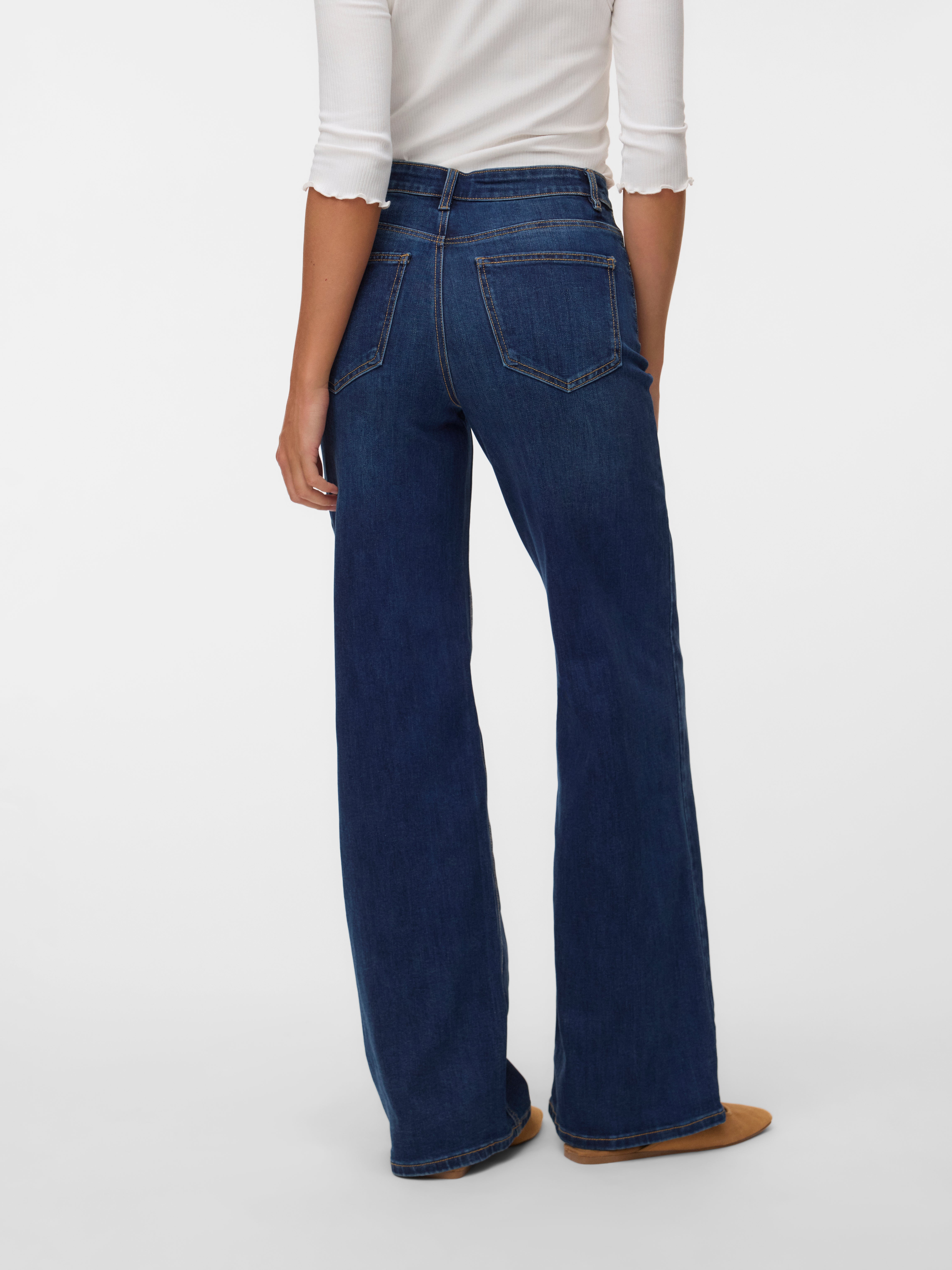 VMOLIVIA High rise Wide leg fit Jeans