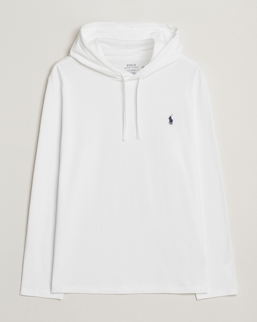 Polo Ralph Lauren Long Sleeve Hooded T-Shirt White