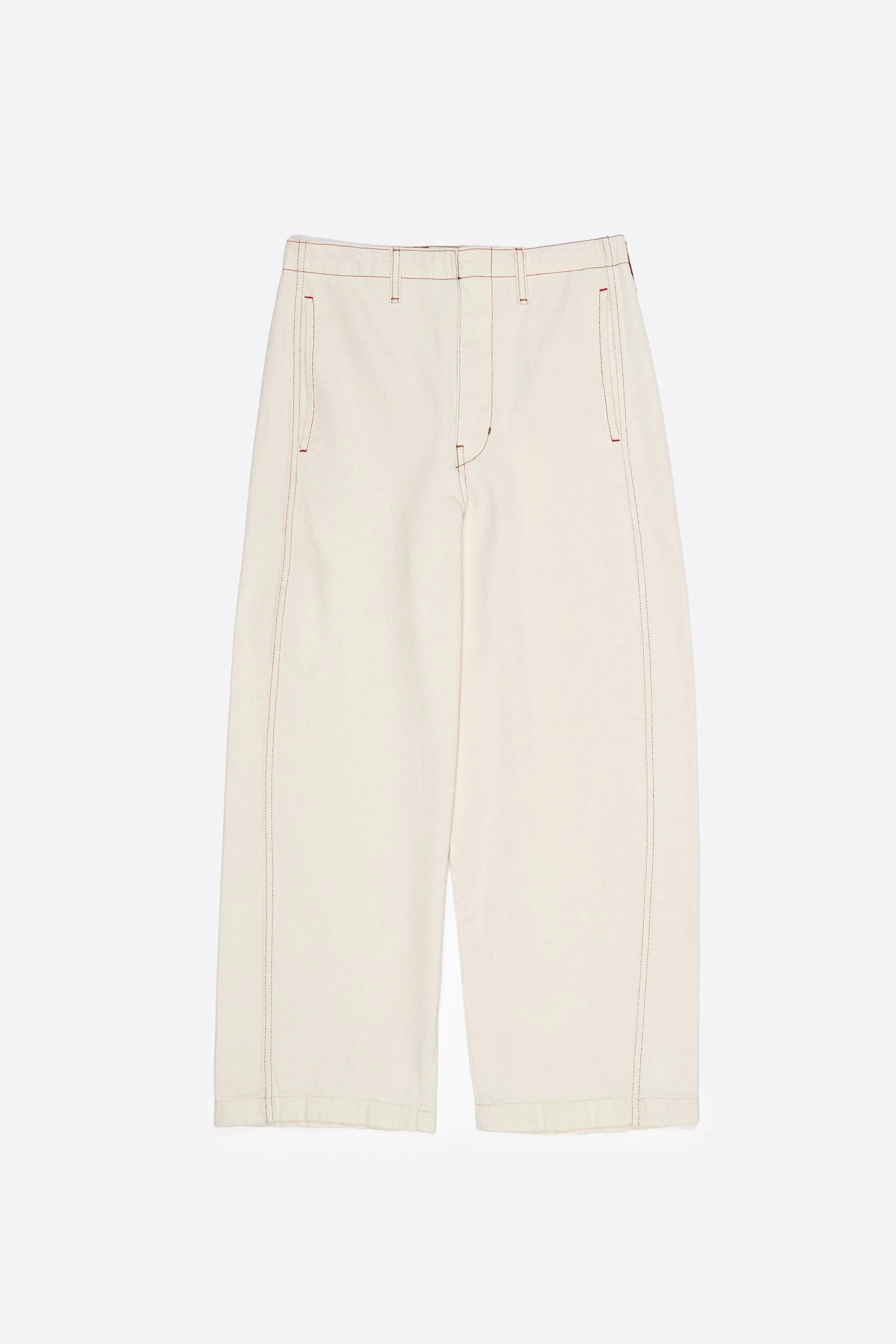 BARREL - Jeans cor cru