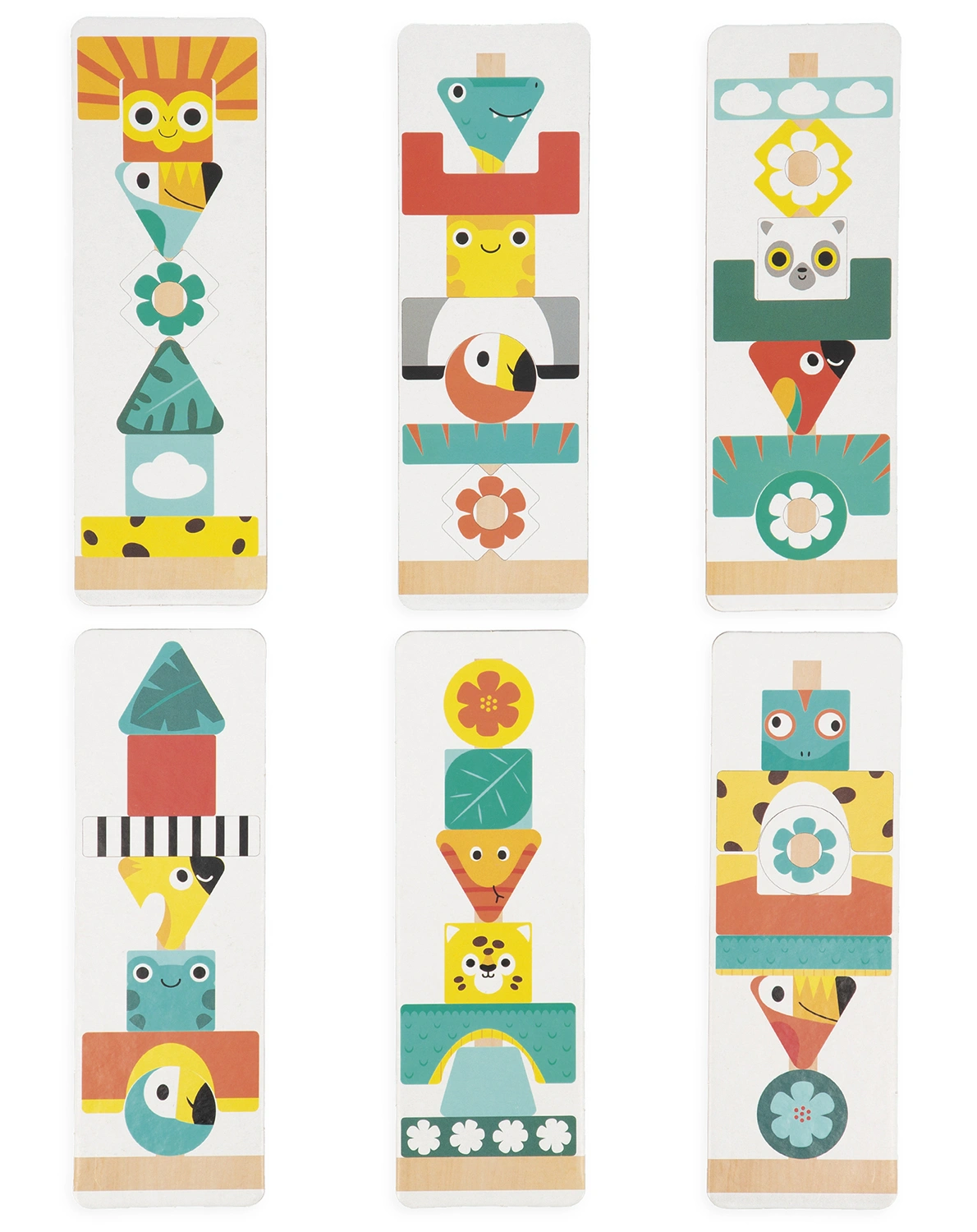 Steckspiel TROPIK TOTEM aus Holz