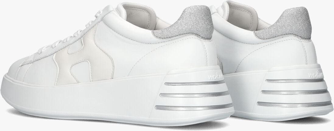 witte hogan lage sneakers rebel h564 allacciato
