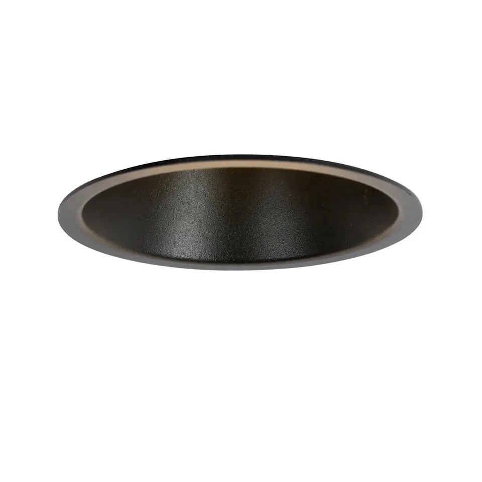 Qazqa inbouwspots dept zwart gu10