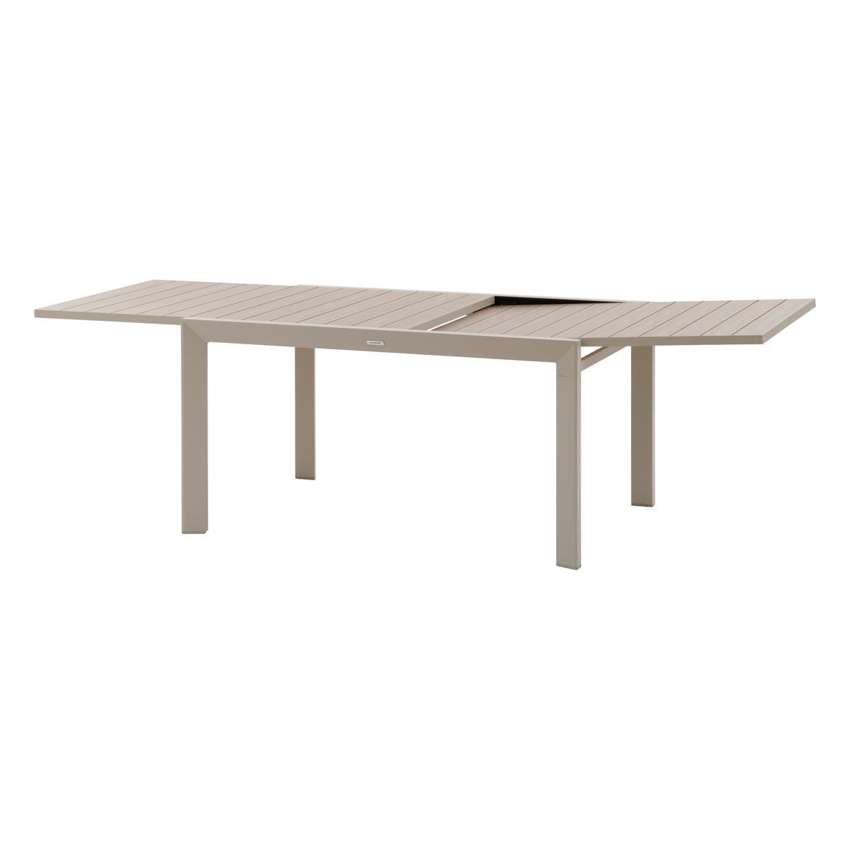 TABLE EVASION EXTENSIBLE ALUMINIUM LIN 10 PLACES