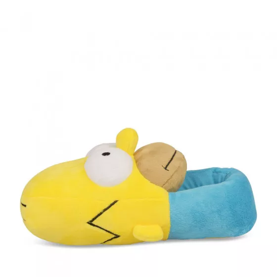 Chaussons peluche Homer JAUNE SIMPSONS
