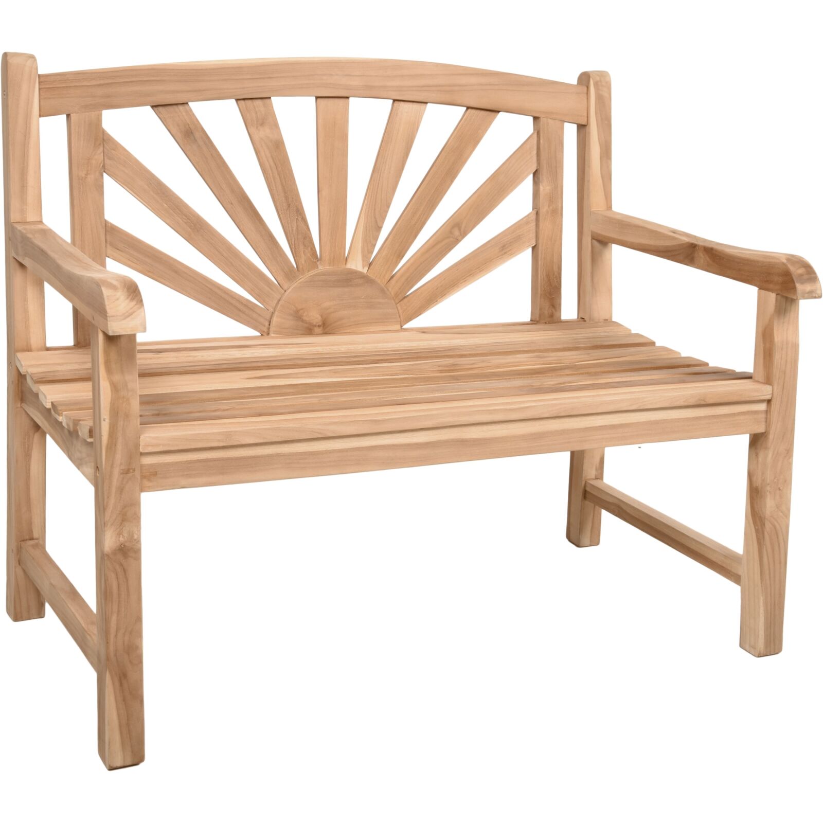 2-Sitzer Gartenbank MARISA - braun - 110 cm