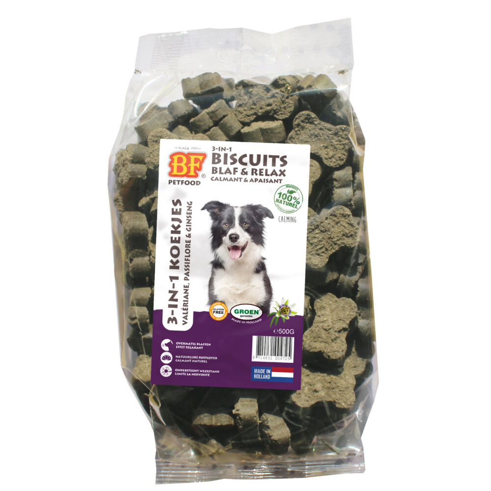 BF Petfood 3-in-1 Koekjes Blaf & Relax500 gr