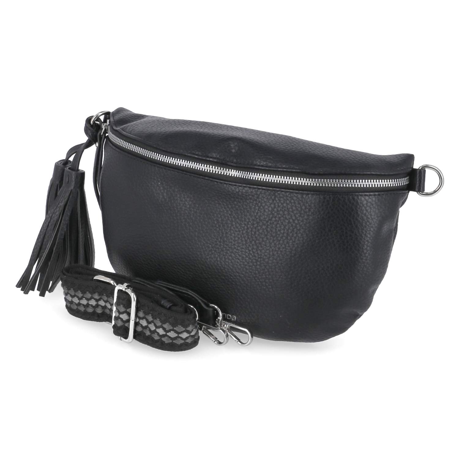 Fräulein Frida Umhängetasche - black