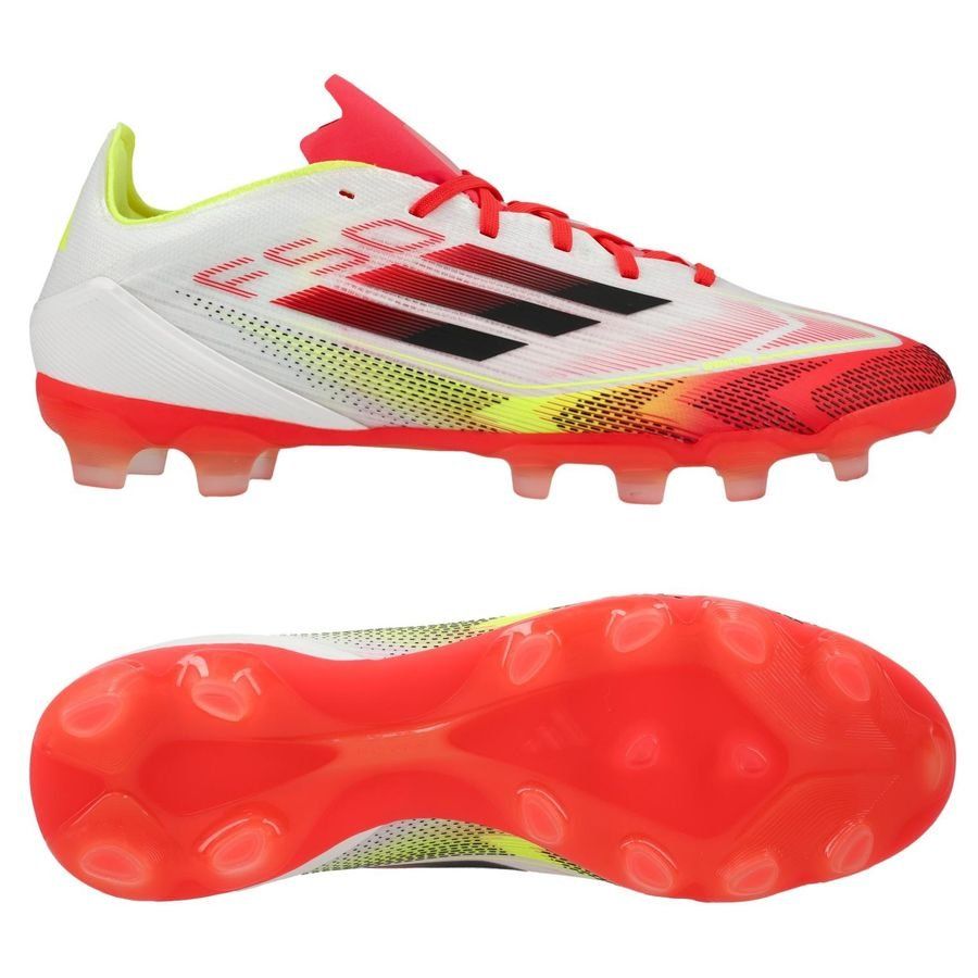 adidas F50 Pro MG Pure Victory - Blanc/Noir/Jaune