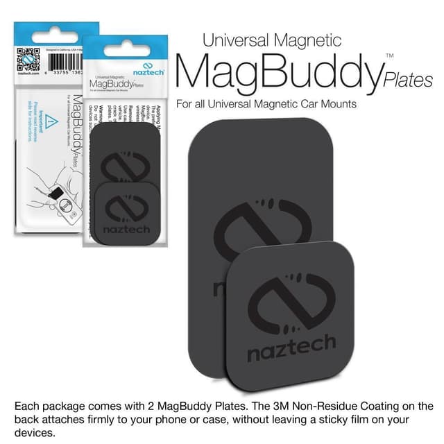 Naztech metal plader til magbuddy holderne