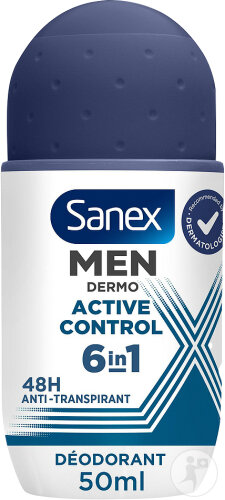 Sanex Men Active Control Déodorant Anti-Transpirant Bille 50ml