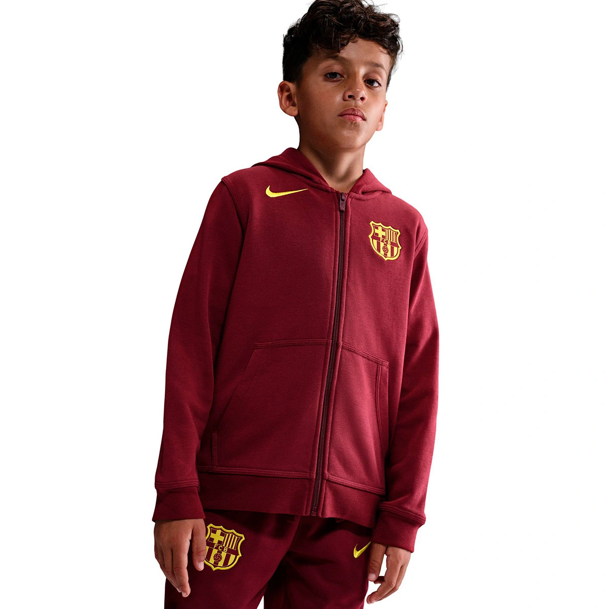 Casaco Nike FC Barcelona Fanswear 2025-2026 Criança