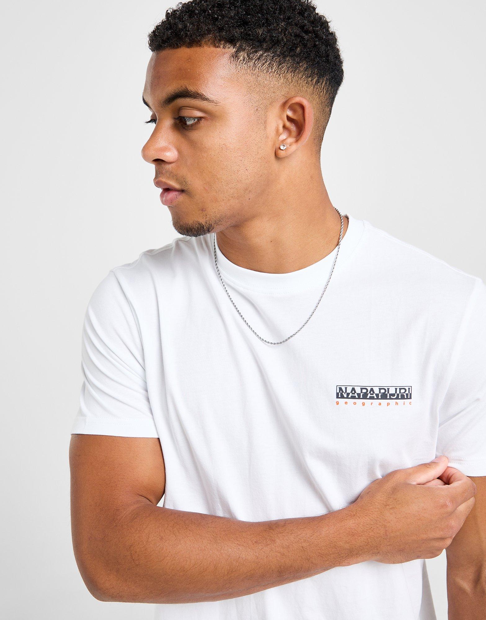 Napapijri T-shirt Photo Imprimé Dos Homme