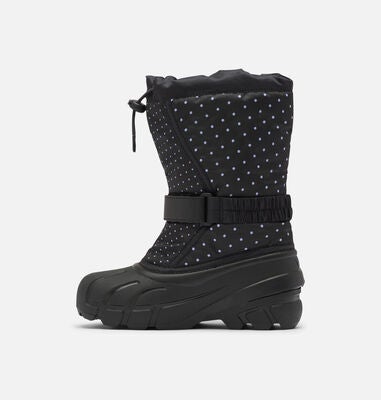 Sorel Youth Flurry Print Vintersko, Black