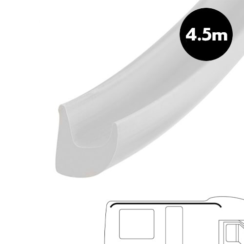 Gouttière autocollante THULE 4m50 blanche