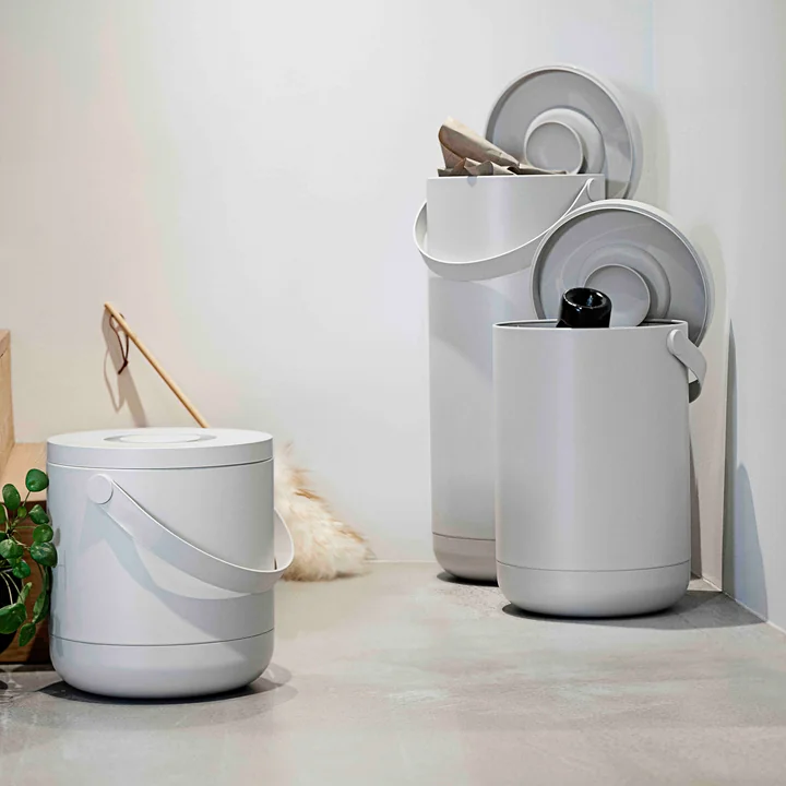 Zone Denmark - Circular Mülleimer, 22 l., warm grey
