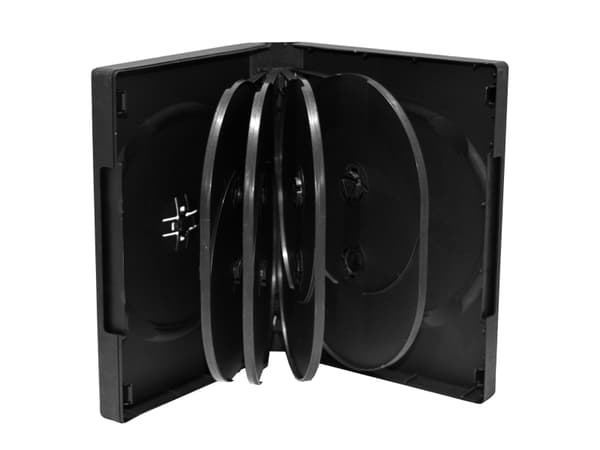 MediaRange BOX35-10, DVD-etui, 10 disker, Sort, Plast, 120 mm, RoHS