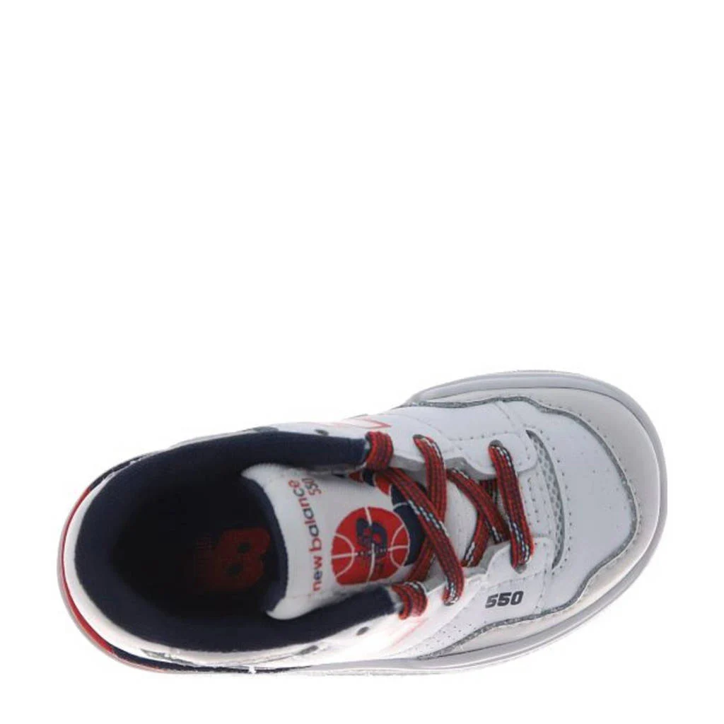 New Balance 550sneakers wit/blauw/rood