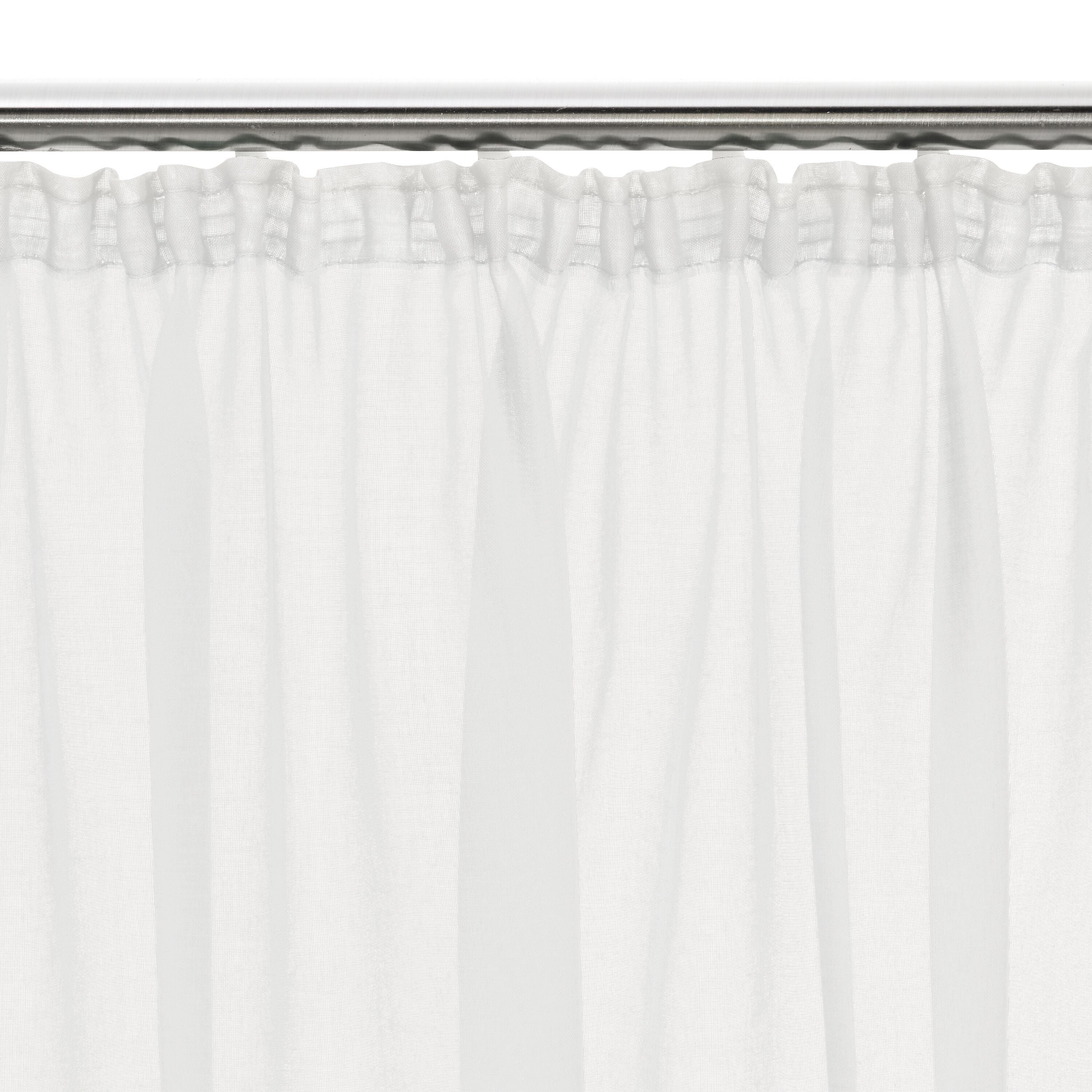NEREA FB, Tagvorhang - Weiss / B: 150.0 cm x H: 260.0 cm