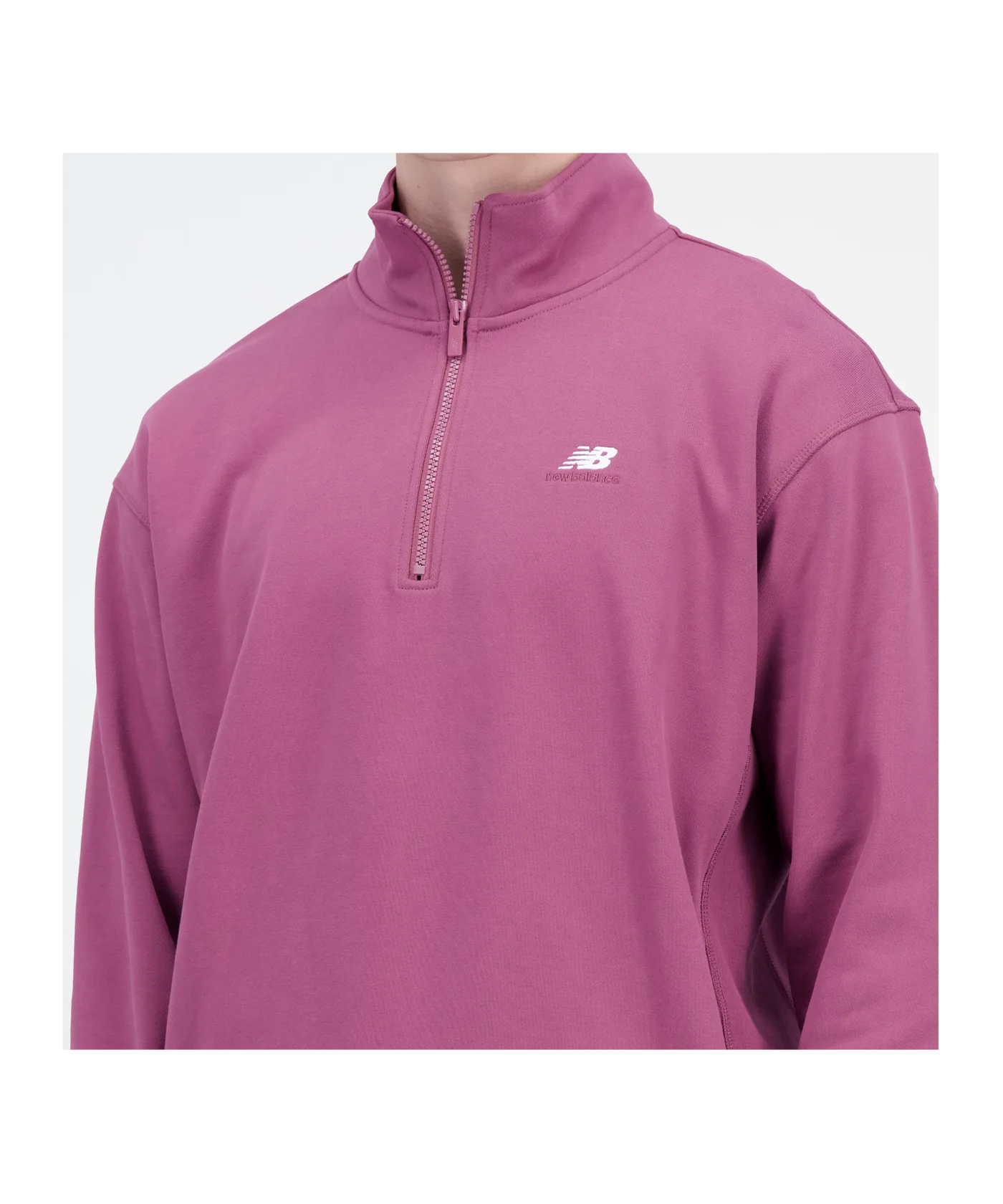 New Balance Essentials Logo Sweatshirt Rot FWAD