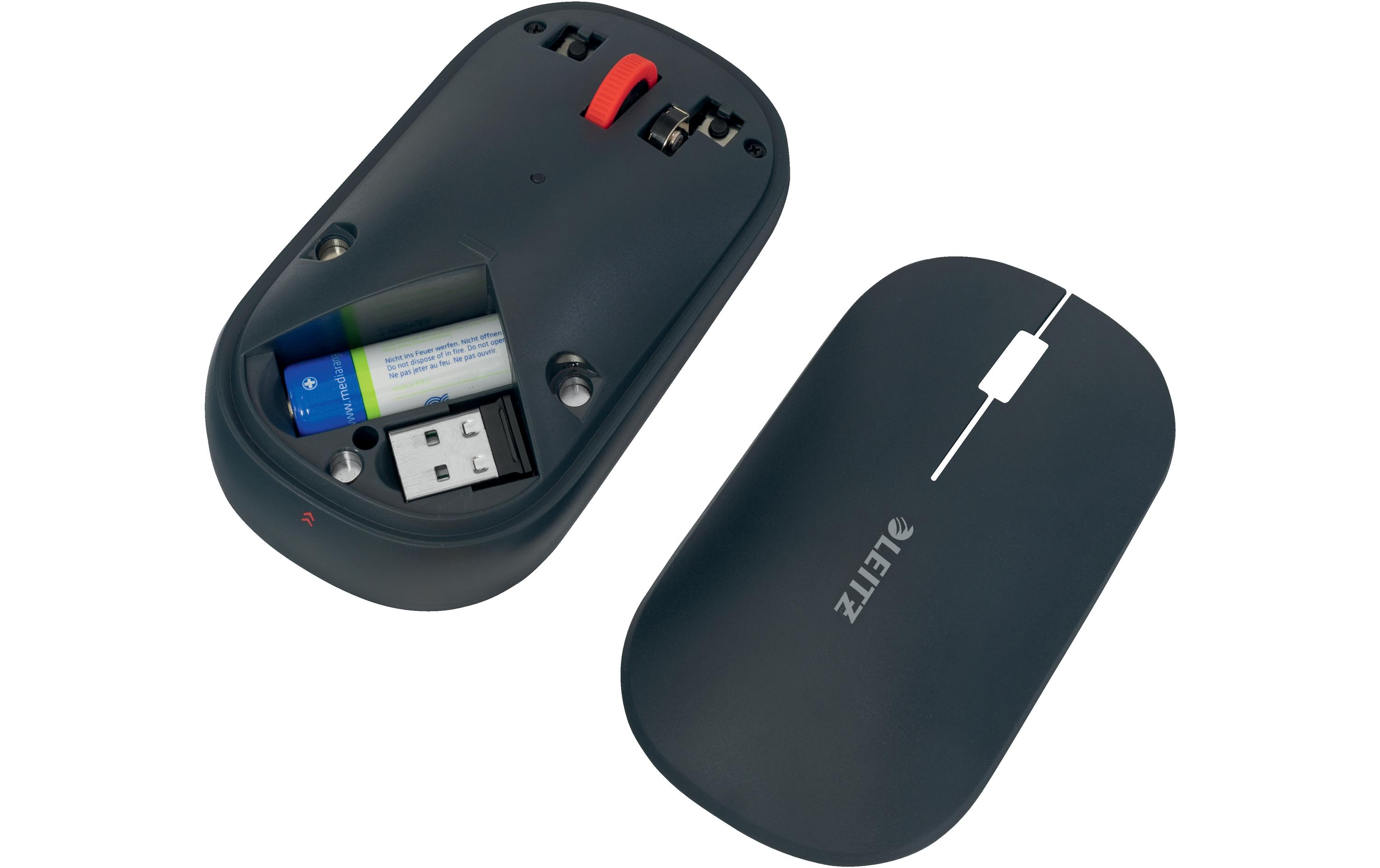 Maus Cosy Kabellose SamtgrauDual Kabellose Computermaus