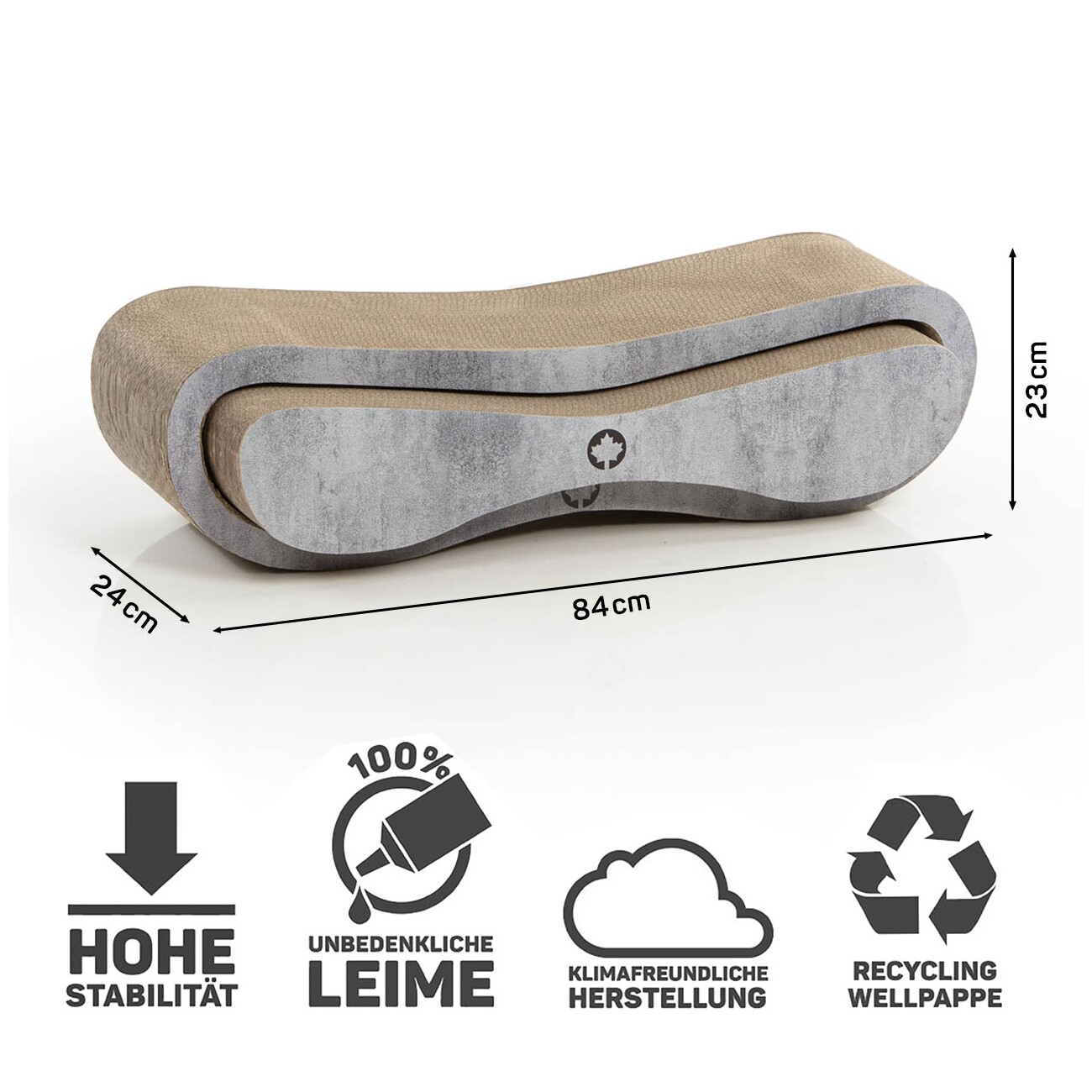 Canadian Cat Company Kratzbrett Orbit + Satellite 2.0 grau