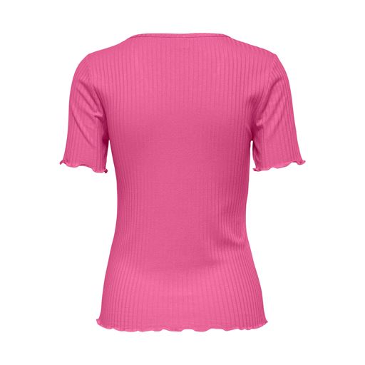 JDY Fransiska T-shirt, Shocking Pink, XS