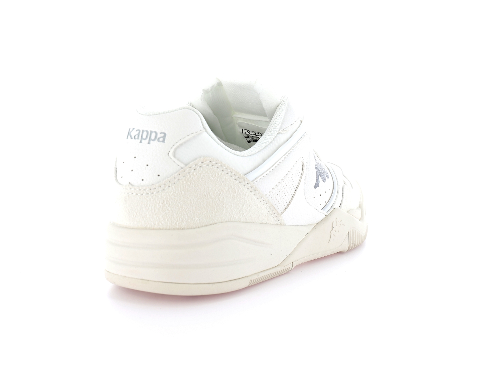 Kappa-AUTHENTIC ATLANTA 1 Matières combinées Blanc