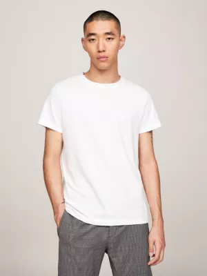 Camiseta Slim Fit com Logo na Manga