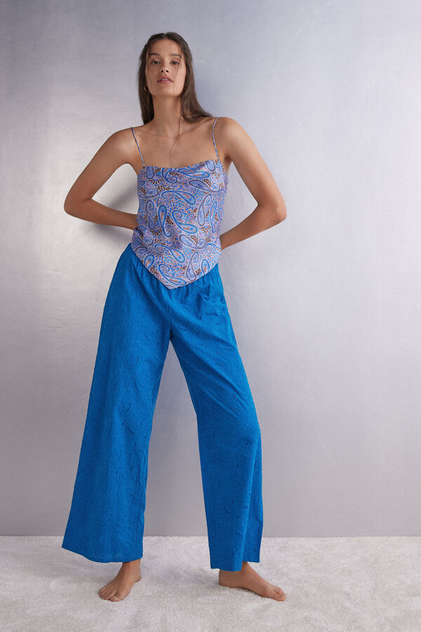 Blusa lenço Sweet Escape em cetim viscose