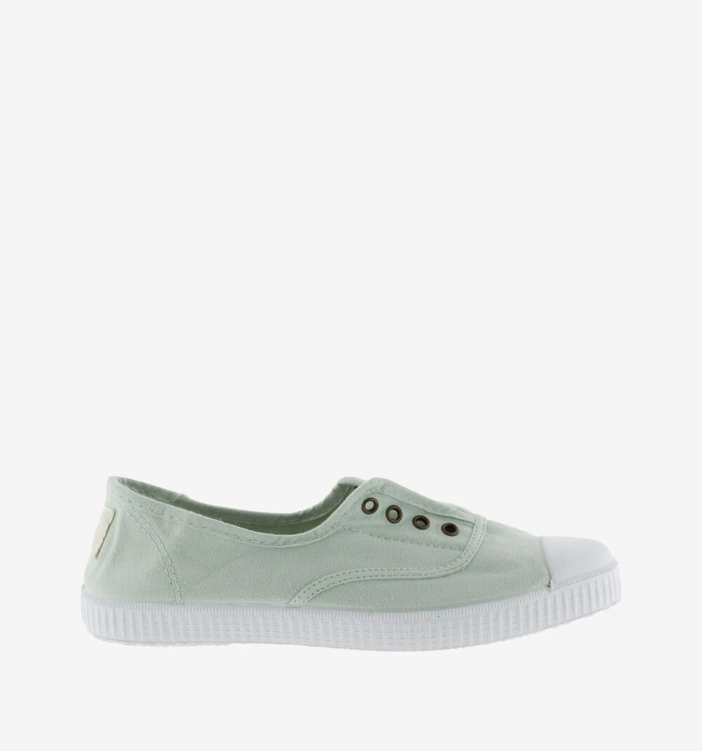 1915 INGLESA TENNIS TOILE DREC® ÉLASTIQUE Baskets en toile avec élastique pour femme MELON