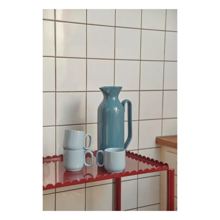 Hay Tasses en terracotta Barro - Set de 2, Rui Pereira | Bleu ciel