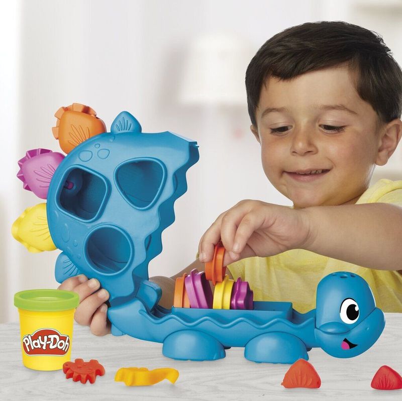 Play-Doh - Dinosaurusspeelgoed - Vormen en Kleuren - 11 Stuks Gereedschap