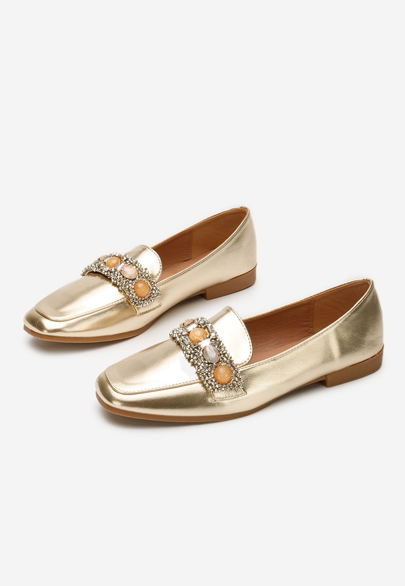 Mocassins femme dorées Teara V2