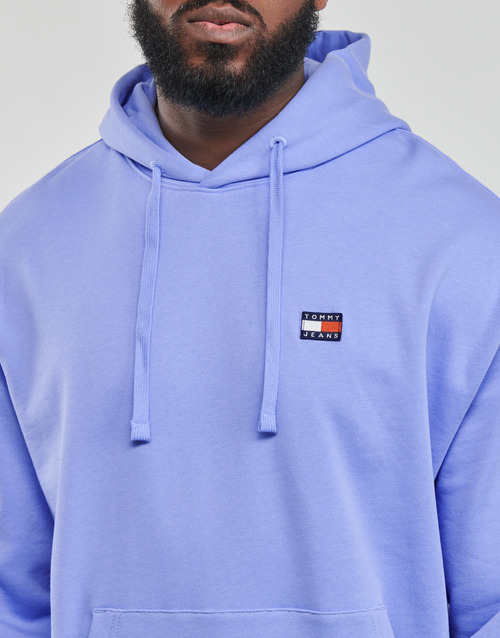 Tommy Jeans - TJM RLX XS BADGE HOODIE - Bleu ciel