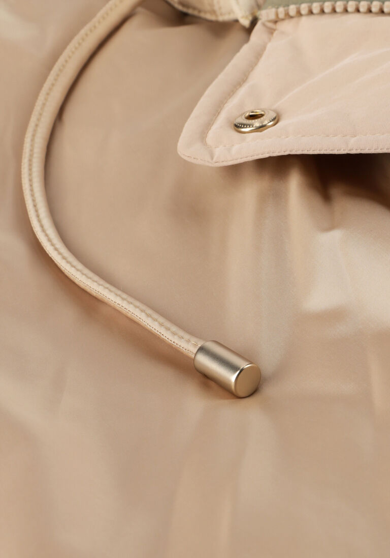 beige max mara gewatteerde jas riva